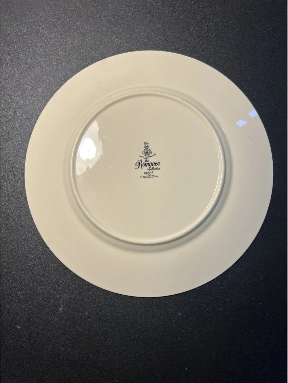 Royal Doulton 1980s 3 Piece Plate Setting Diana Romance Collection Bone China
